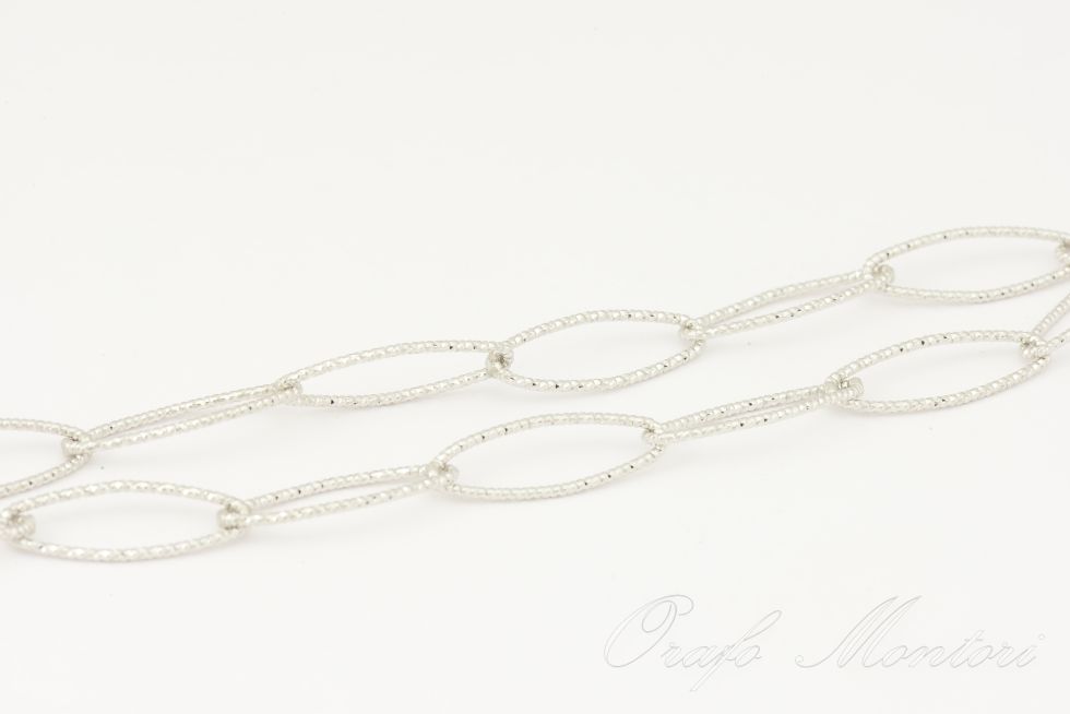 Catena diamantata ovale 19x6mm